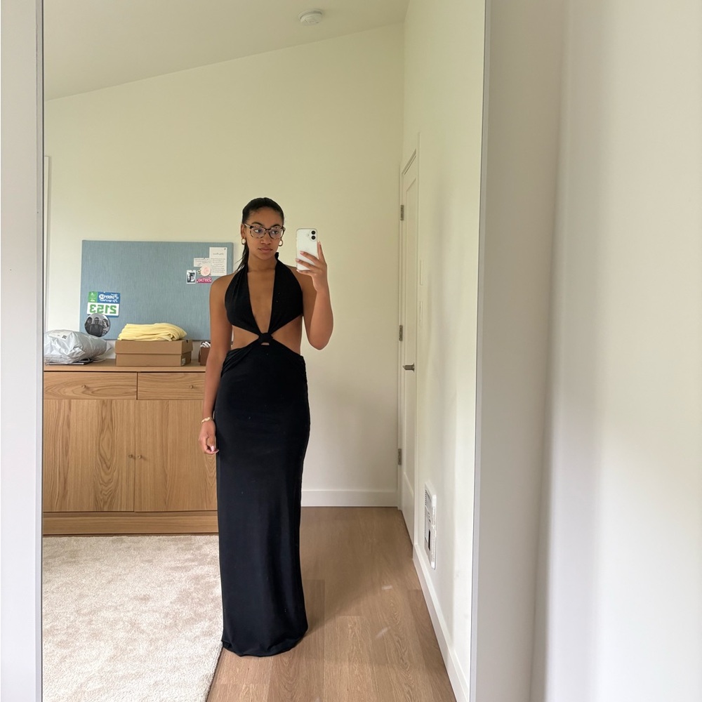 White Fox Boutique Black Maxi Dress
